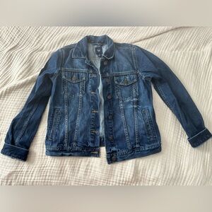 GAP, Icon denim jacket, dark denim, size small